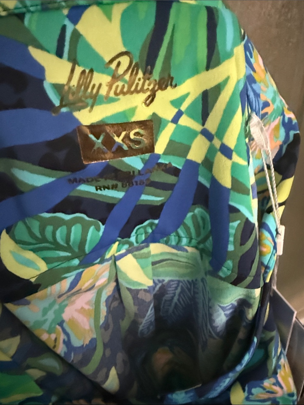 Lilly Pulitzer Kids One-Piece Swimsuit in Green, Blue, Yellow